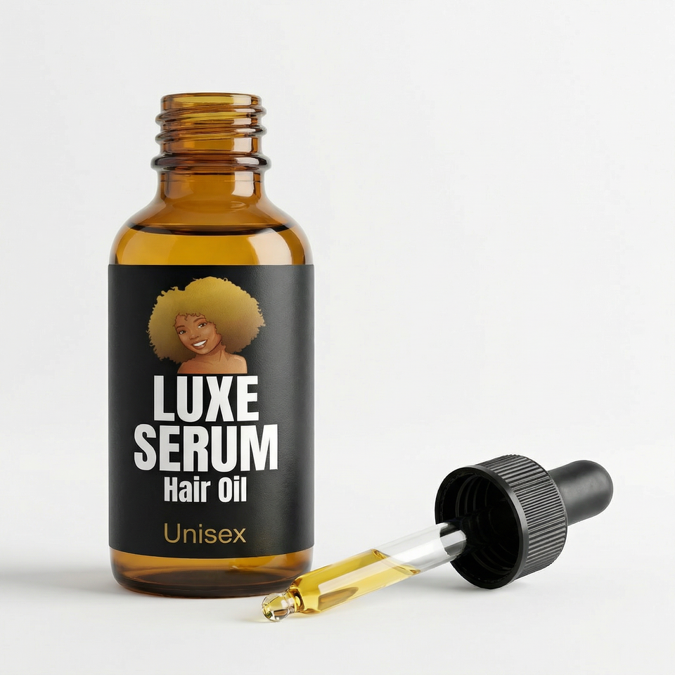 Organic Hair Growth Serum by MR Essentials, dropper bottle